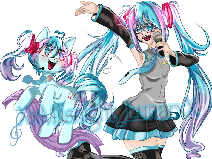 Hatsune Miku x MLP Hatsune Miku x MLP